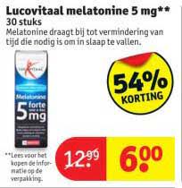 lucovitaal melatonine 5 mg dual action