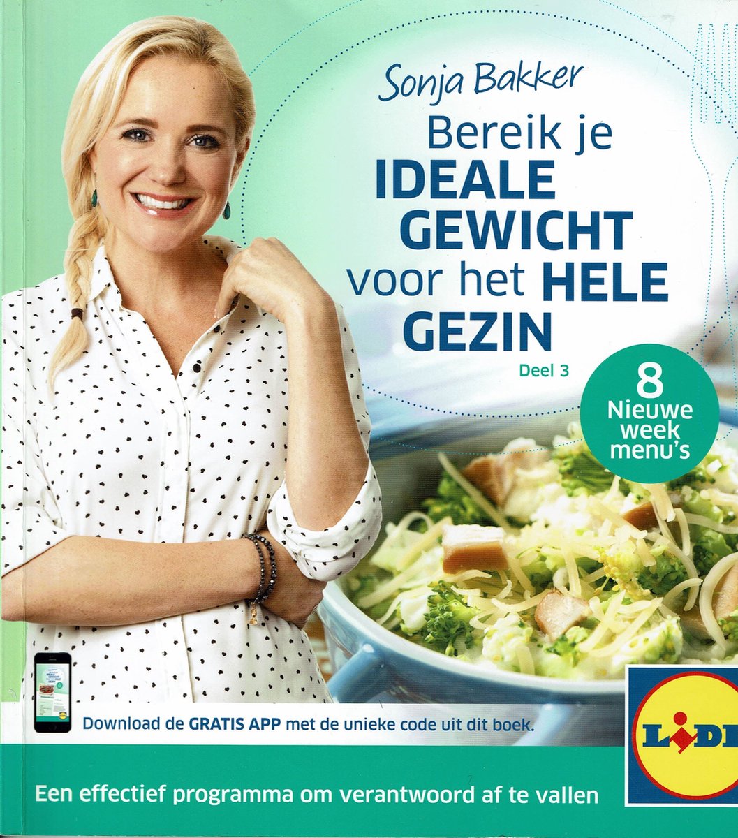 weekmenu afvallen sonja bakker