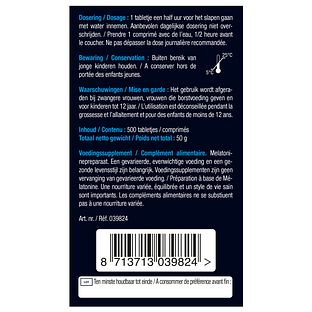 melatonine puur 1 mg