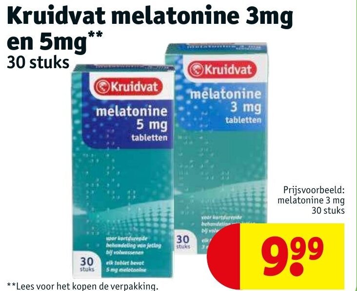 lucovitaal melatonine 3 mg kruidvat